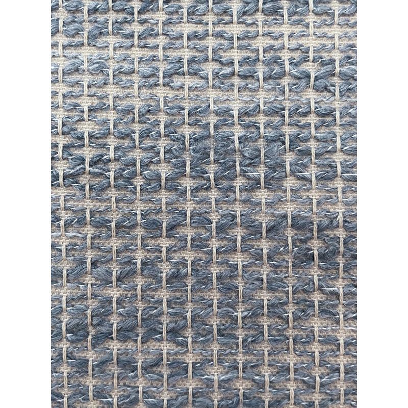 Indigo and Natural Fabric Rectangle Placemat