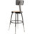 Backed Adjustable Height Ergonomic Industrial Stool with Footring-1979918924