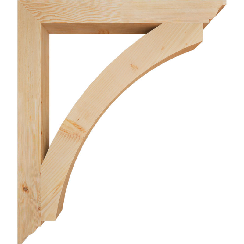 Thorton Traditional Bracket, 42"H x 3.5"W x 36"D, Douglas Fir (Smooth)