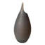 Frosted Vase w/Amber Casing-71272870-71272871