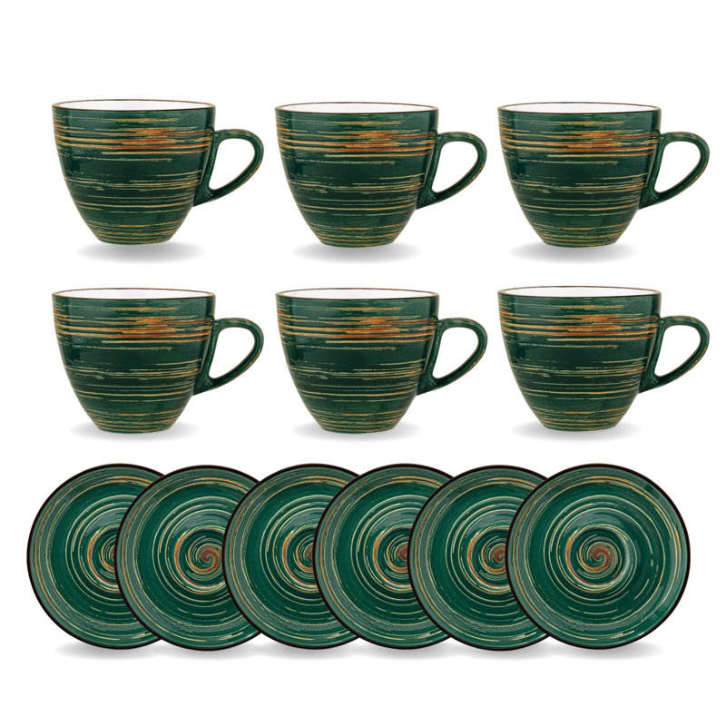 Wilmax Colourboom 11cm Saucer, Green