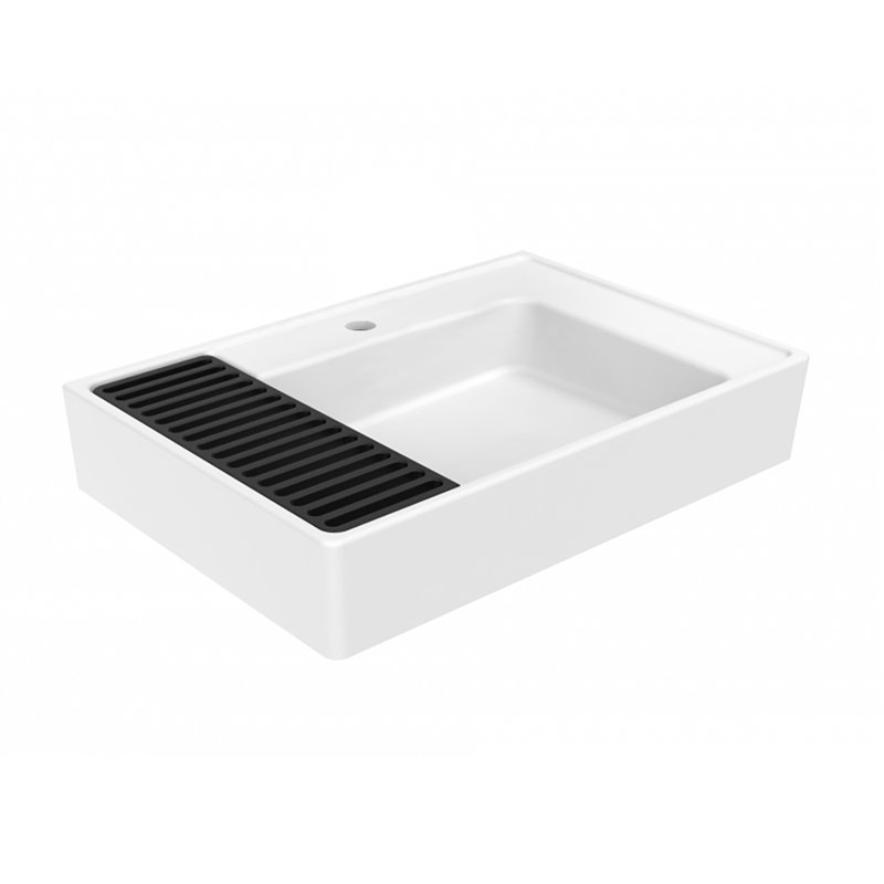 Contour 25.6'' L Bathroom Sink, Single