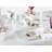 Square 30 Piece Porcelain China Dinnerware Set - Service for 6