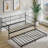 Twin Daybed Frame With Trundle, Twin Trundle Bed With Stylish Headboard-1437335909