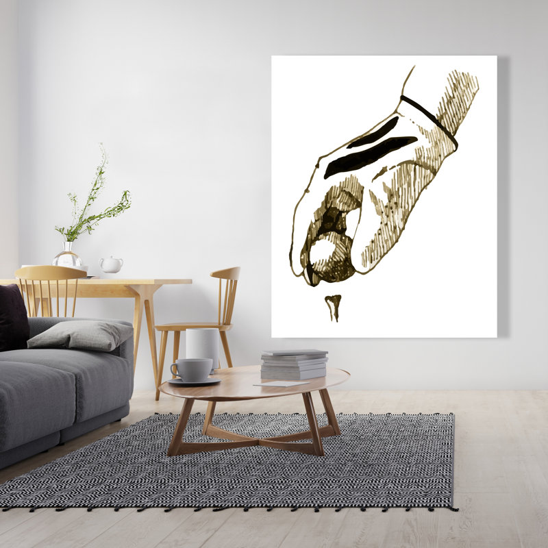 Golf Glove Illustration | Sports & Games Canvas Home Decor