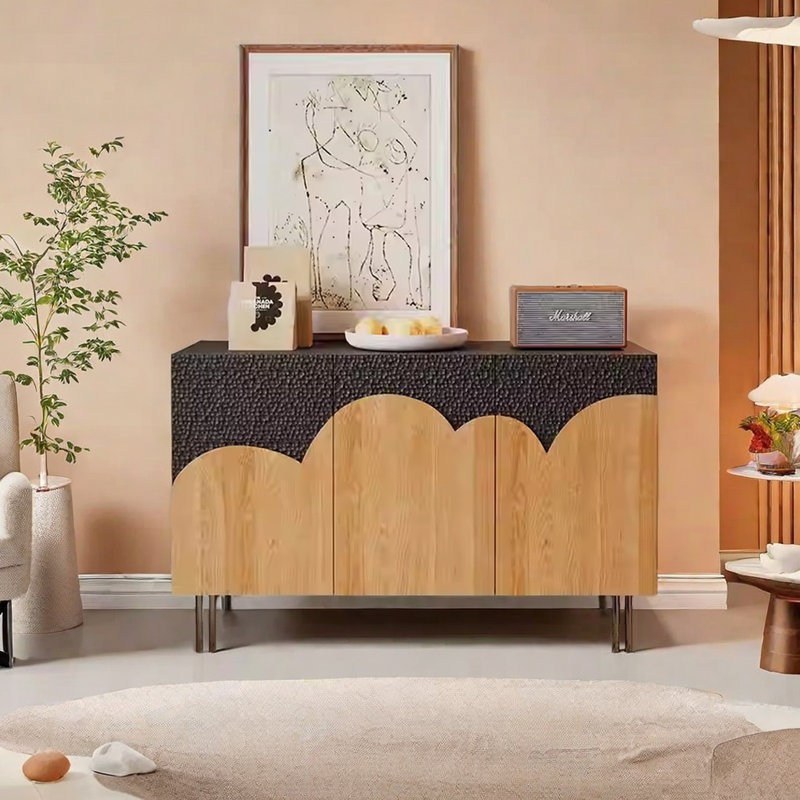 Modern large capacity storage sideboard.
