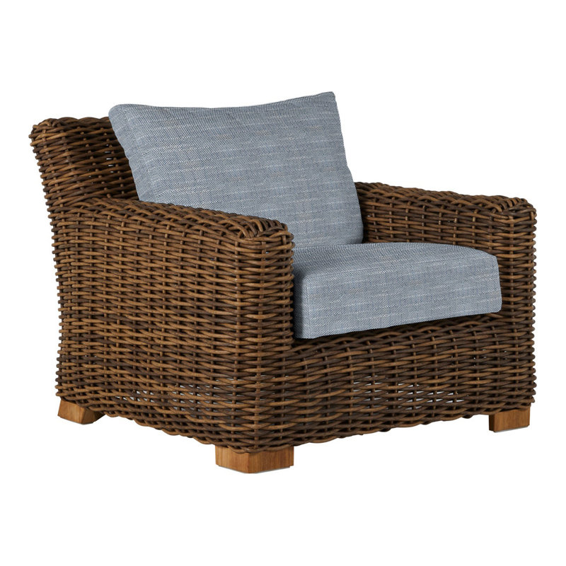 Montauk Lounge - Raffia, No Welt, Rollo Chambray, Standard Plus
