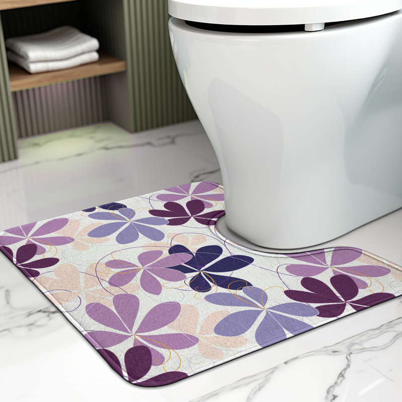 Tapis de salle de bain Floral