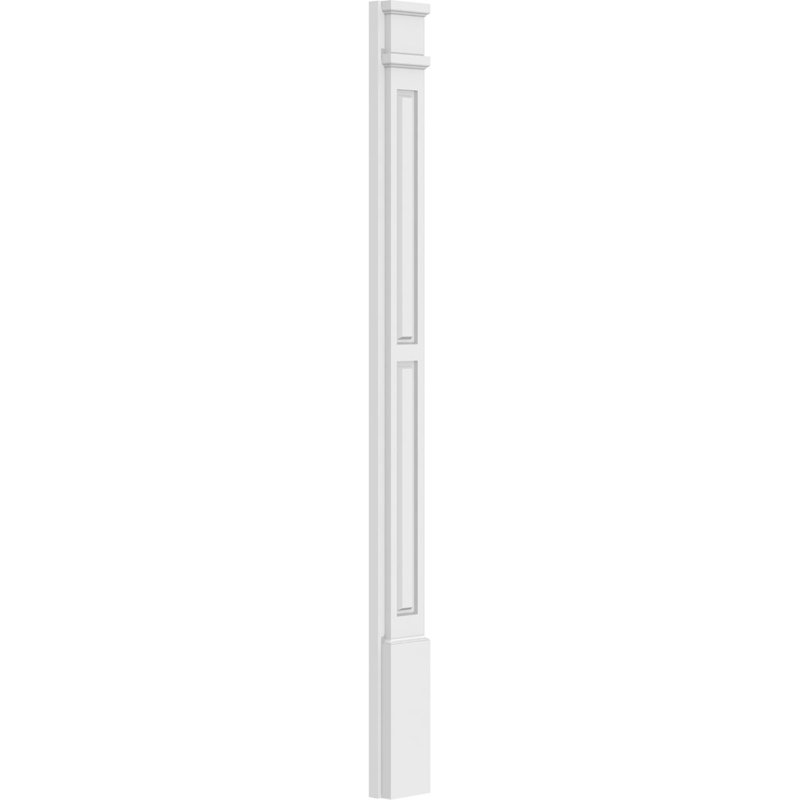 Pilastre en PVC TruCraft, 48 po, 5", Base et chapiteau décoratifs