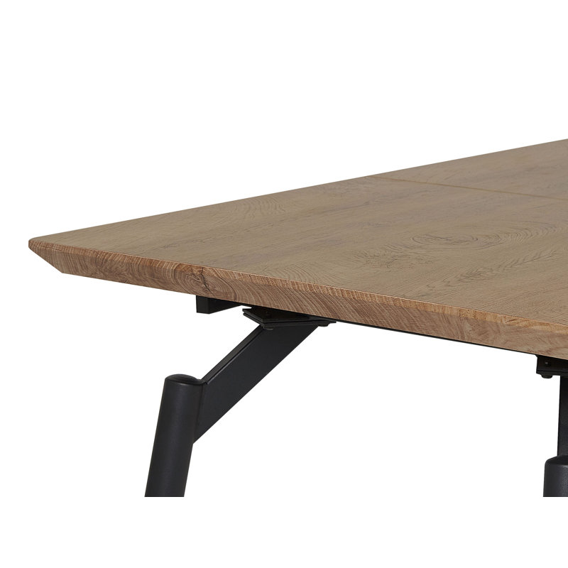 Extendable Metal Base Dining Table