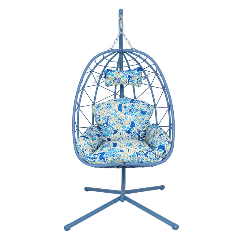Fauteuil à œufs en métal avec hamac Comfort