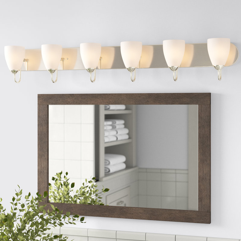 Carilynn 6 - Light Dimmable Vanity Light, Brushed Nickel