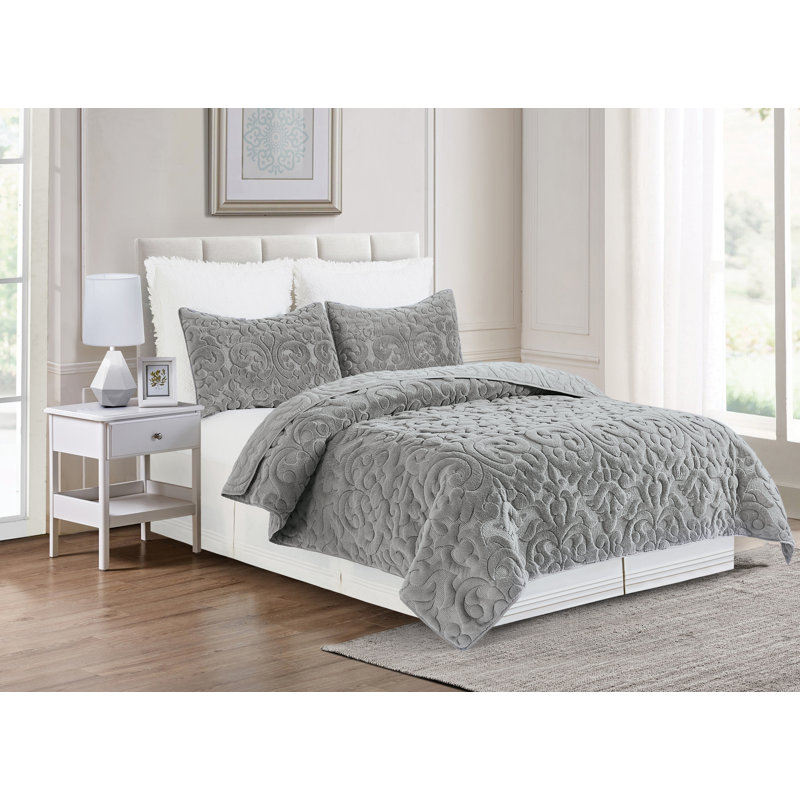 Cora White Tailored Bed Skirt, King