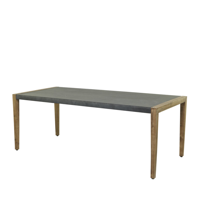Table de salle à manger d'extérieur Lyssa, L 35,5 po x L 78,5 po x H 30 po
