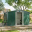 Aaronjohn 8 ft. W x 6.5 ft. D Metal Tool Shed-1409678711