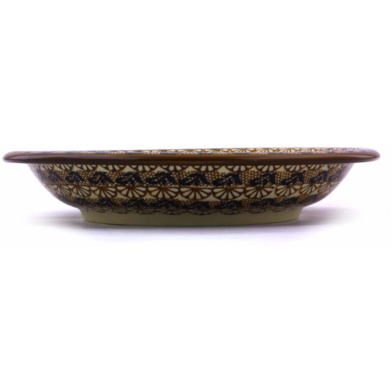 Polish Pottery Handmade Stoneware Pasta Bowl