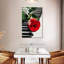 Hardie Red Rose On Piano-108230751