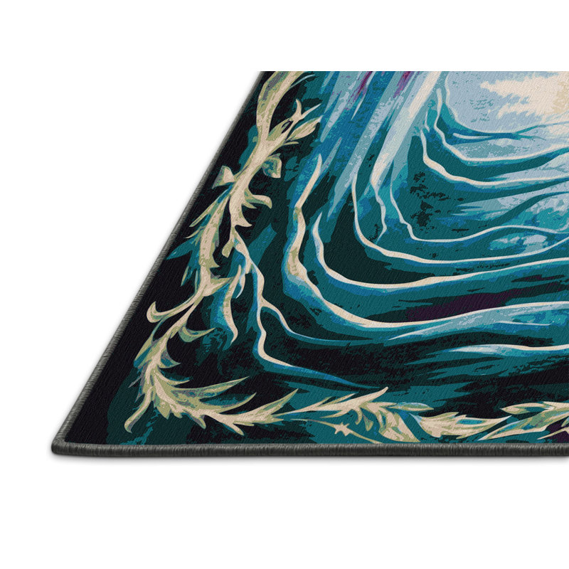 Moonlit Forest Rug, Rectangle 2' x 3'