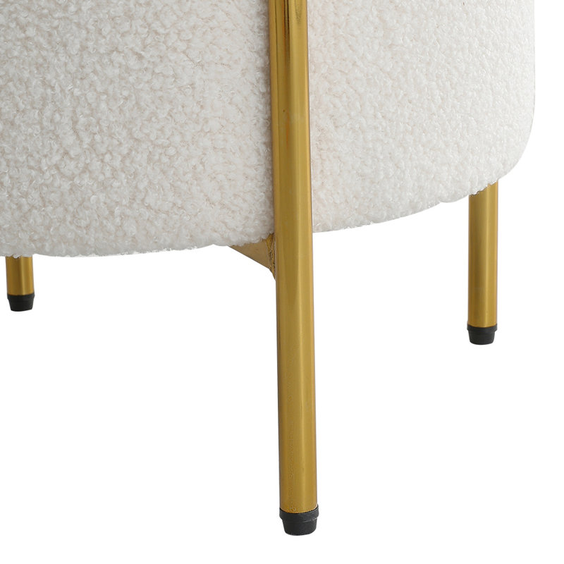 Saona Barrel Accent Chair and Footstool