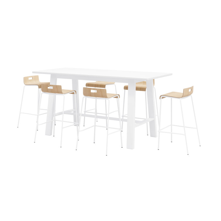 Midtown- Jive Set 36" L Rectangular Breakroom Table and Chair Set