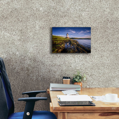 Epic Graffiti 'Watching The River' by Rick Berk Canvas Wall Art