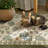 Chinoiserie Floral Rug Vintage Romance Design Washable Non-slip Green/Beige-511287998-503699253