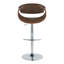 Tabouret de bar réglable pivotant de style Mid-Century-231051072
