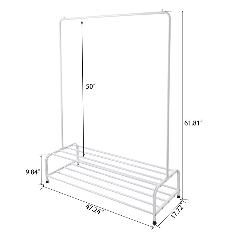 Supports à vêtements, Blanc