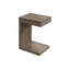 Table d'appoint en forme de C avec tiroir de rangement, parfaite pour les collations et les espaces de vie modernes
