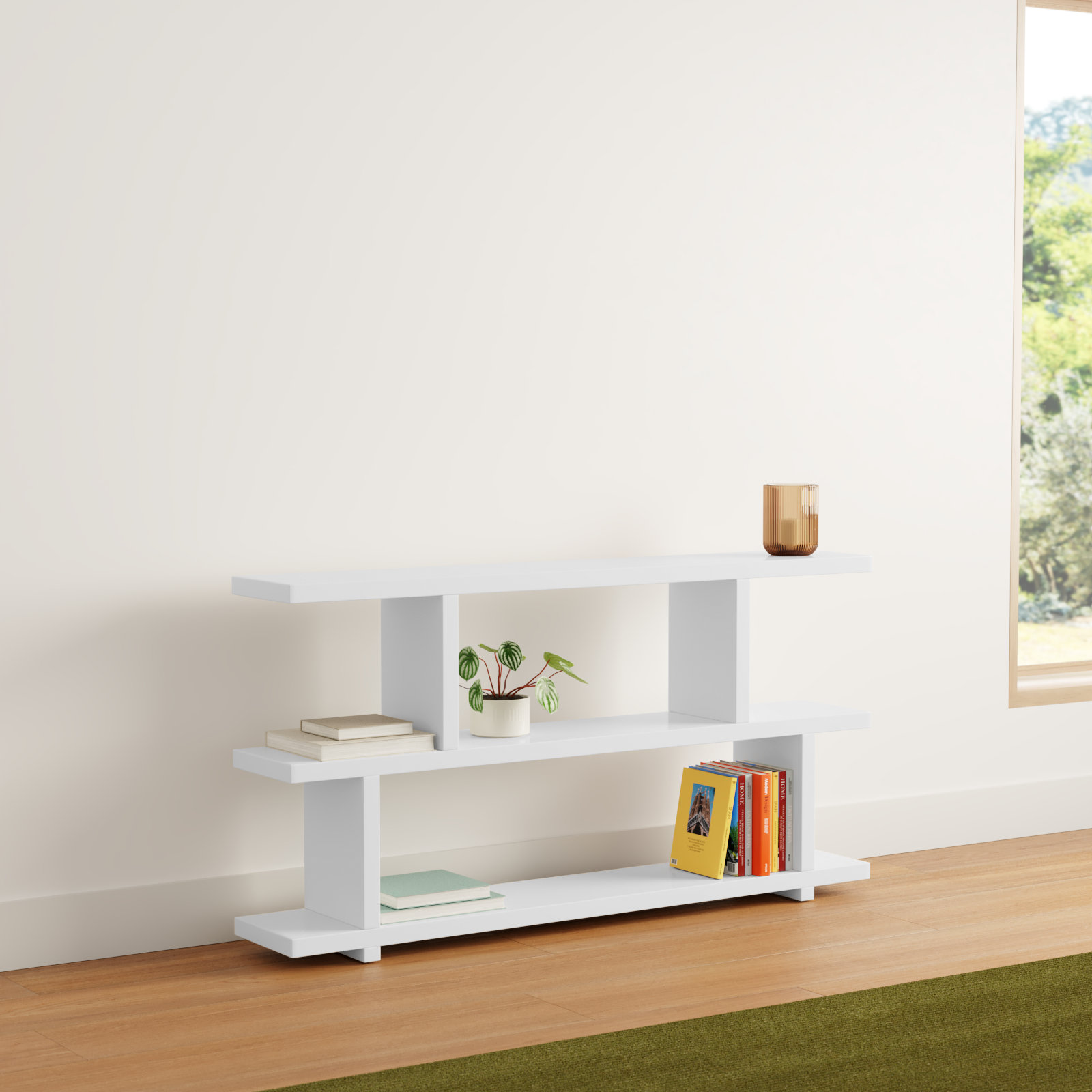 Annora 63" Bookcase, White