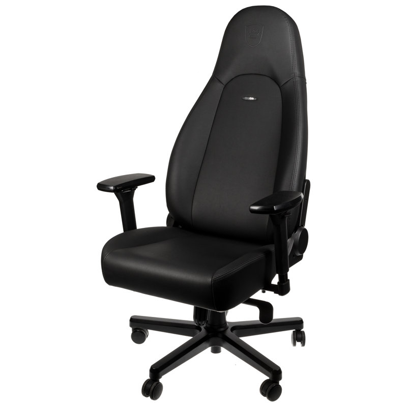 Noblechairs Adjustable Reclining Ergonomic Swiveling PC & Racing Game Chair in Black