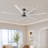 96 Inch Industrial DC Motor Ceiling Fan, Large Ceiling Fan with 8 Reversible Blades, 5-Speed Remote Control, Home or Commercial Ceiling Fans for Porch/Garage/Shop-1397539491
