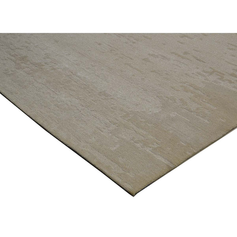 Hand Woven Cotton and Silk Area Rug, Rectangle 6' x 9'