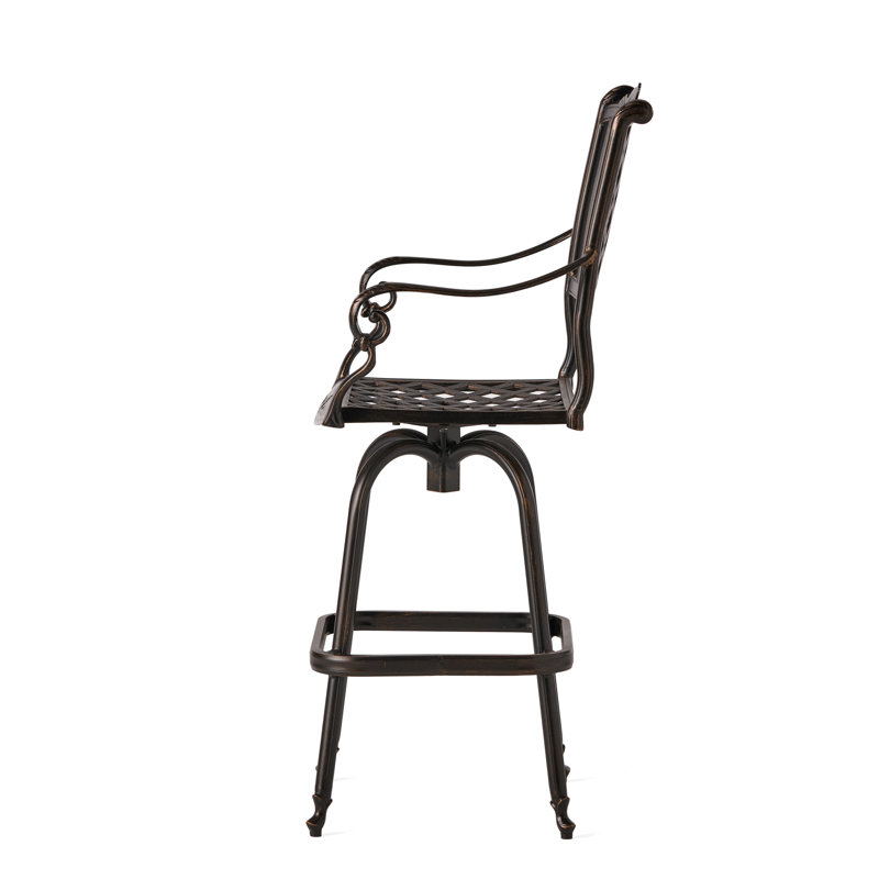 TABOURET DE BAR EN FONTE D'ALUMINUM