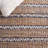 Ifenna Natural Fiber Flat Weave Jute/Cotton Geometric Rug in Navy/Natural-915354792