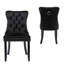 Chaise rembourrée en velours-318894917