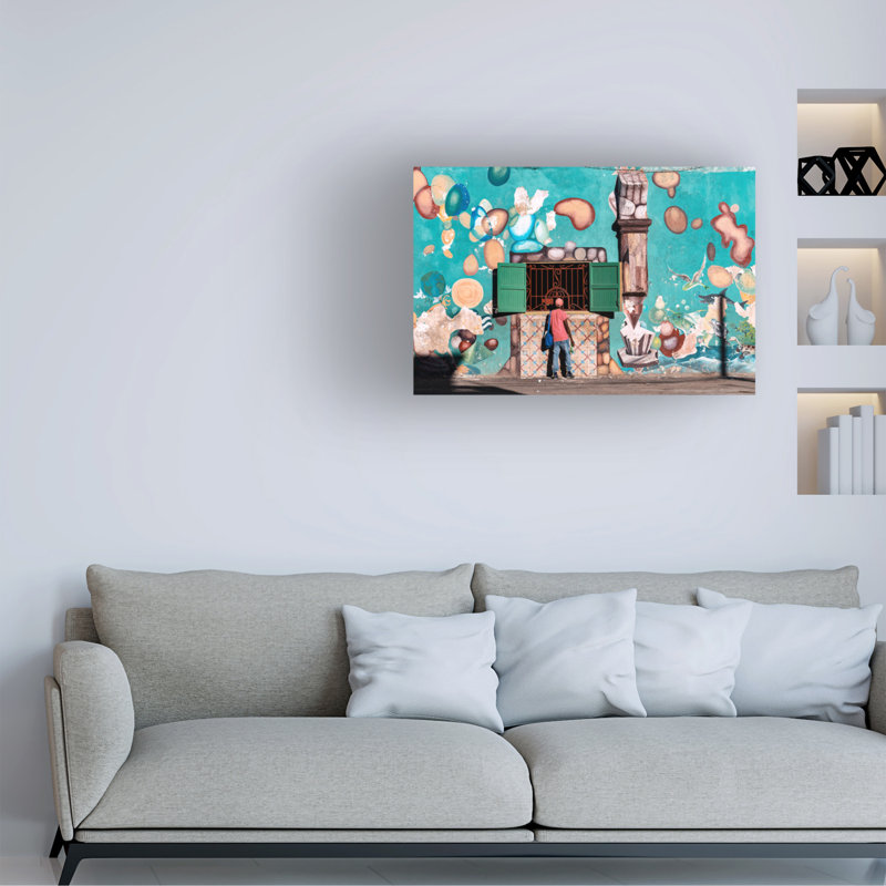 Art sur toile par Andreas Bauer, H 12 po x l 19 po x P 2 po