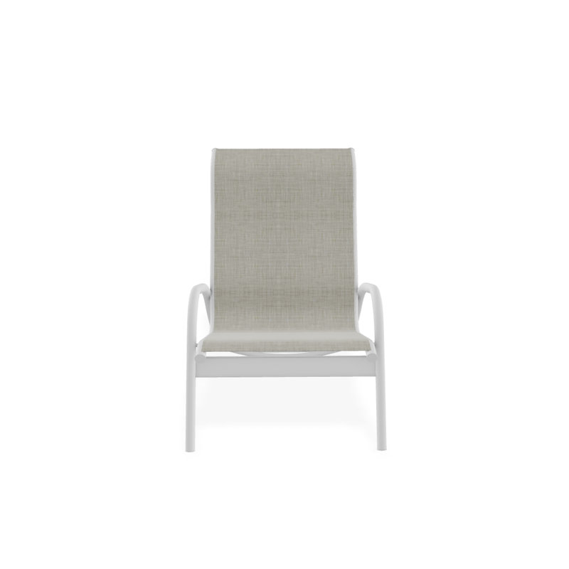 Beach Chair, Textured White, Ella