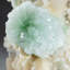 Gem Green Apophyllite with Stilbite from Jalgaon, Aurangabad District, Maharastra, India