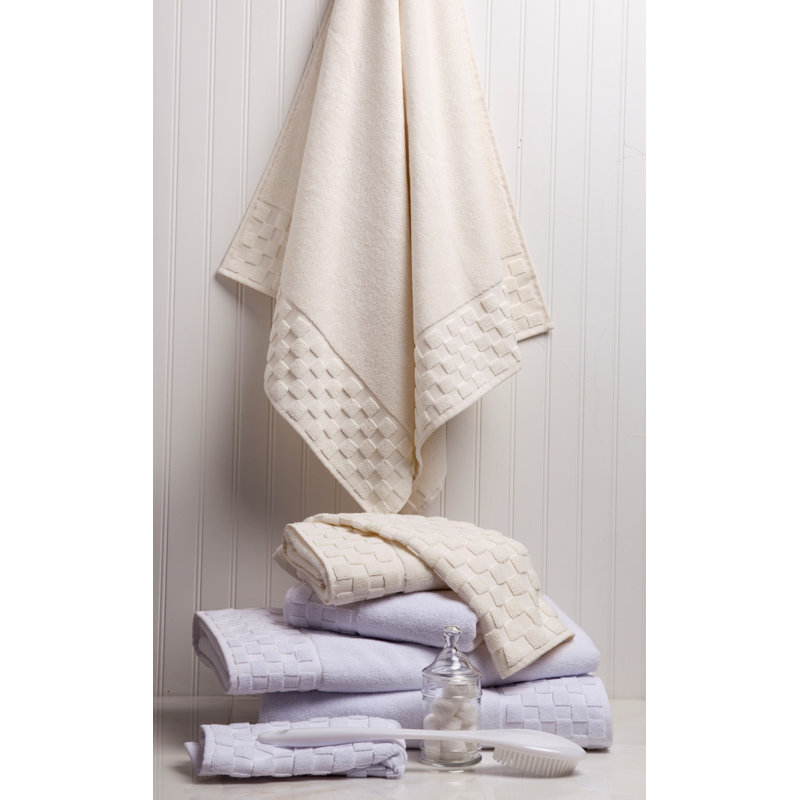 Plush Bath Towel, Ivory
