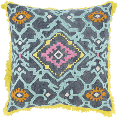 Kiko Geometric Cotton Throw Pillow