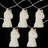 10-Count White Unicorn LED String Lights - 4.5 ft Clear Wire