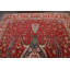 Tapis rouge Heriz en laine noué à la main 9X12