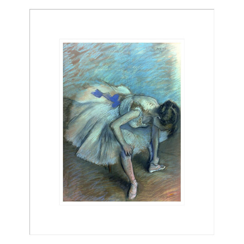 «Sired Dancer» par Edgar Degas, impression giclée sur cadre, H 16,55 po x l 13,75 po