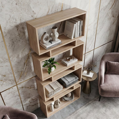 Gurveer Geometric Bookcase
