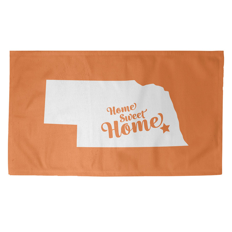 Tapis de zone orange lincoln home, Rectangle 5 pi x 7 pi