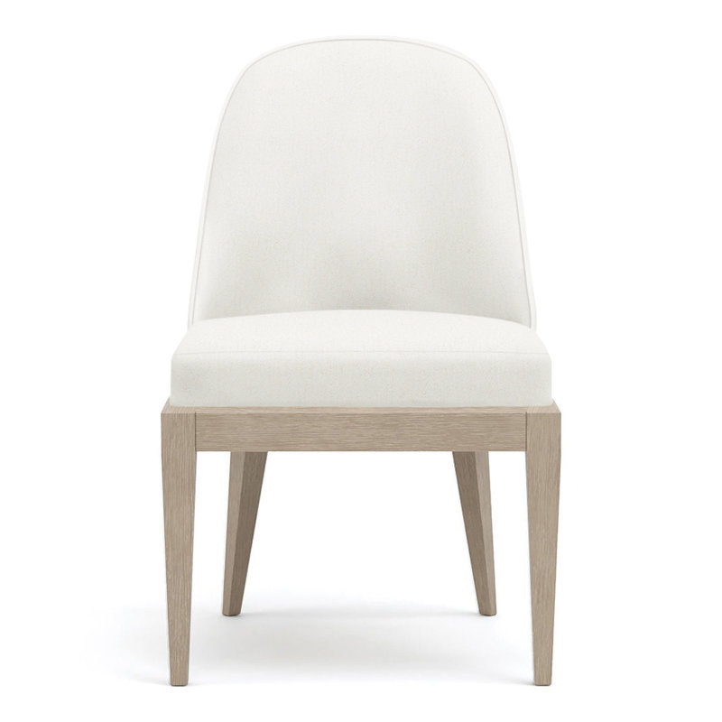 Maidstone Upholstered Dining Chair, Perigold Improve White, Sandbank