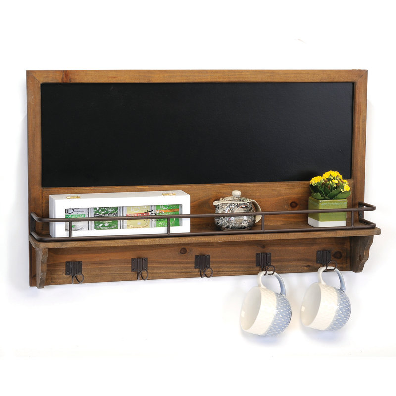 Tableau noir crochets de cuisine