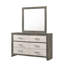 Commode 1 pièce commode à deux tons avec tiroirs de rangement pratiques