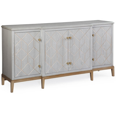 Whitmore 68" Solid Wood Four-Door Cabinet